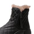 thumbnail image 4 of Bottes d'Hiver pour la Neige, Doublées Chaudes, Bottines Courtes, Mode pour Bottes, Chaudes, Randonnée Randonneuse Hiver 35 Noir, 4 of 9