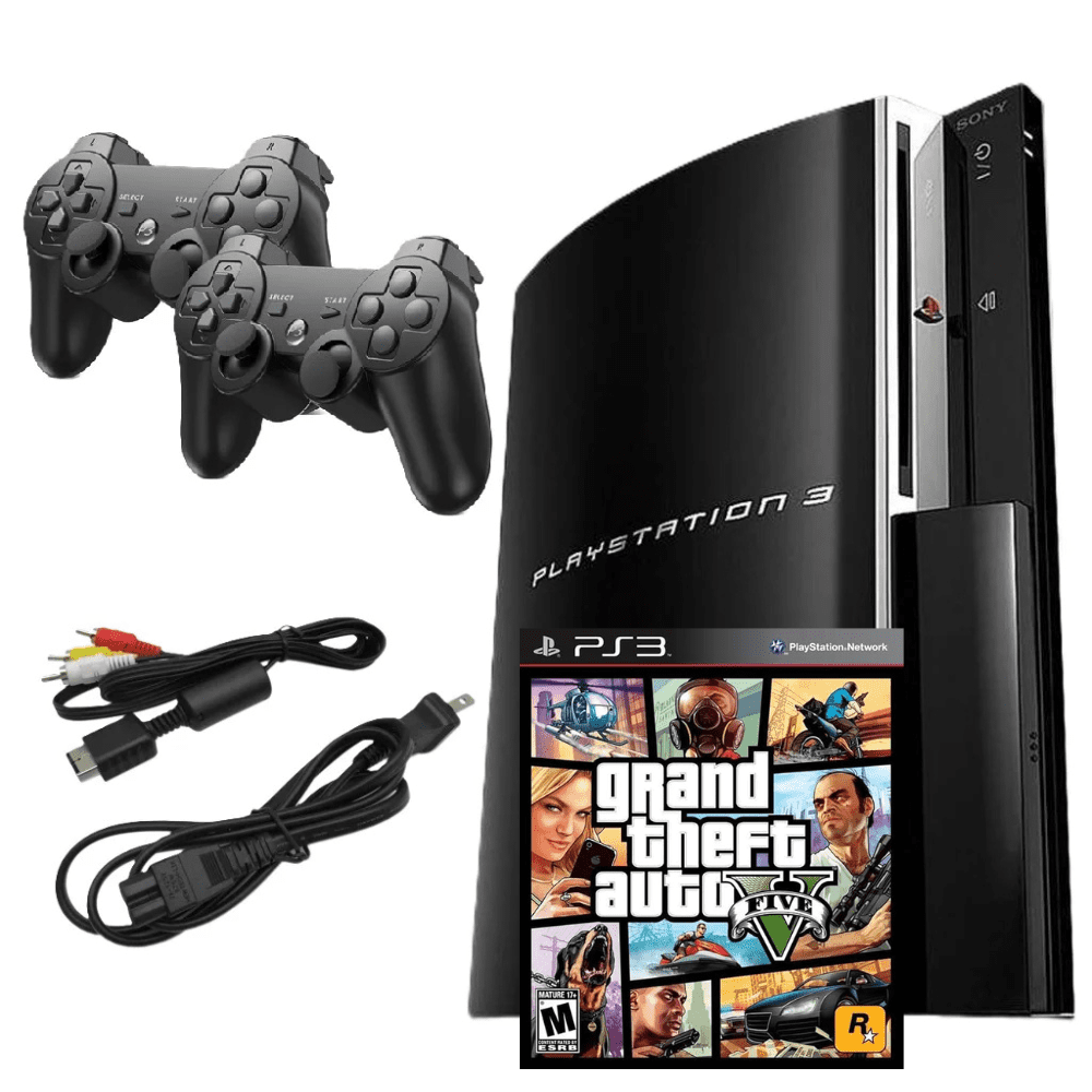 Restored Sony Playstation 3 PS3 Console Original 80GB Black with