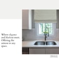 thumbnail image 3 of Versailles - Cordless Roman Shade, Octavia Collection, Darkening Fabric, 34" x 63", Ivory, 3 of 9