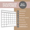 thumbnail image 2 of Officeaid Large Laminated Dry Erase Wall Calendar (Large (36" * 48")), 2 of 5