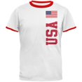 thumbnail image 1 of World Cup USA T-Shirt à Col Contrastant pour Hommes, 1 of 1