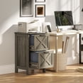 thumbnail image 2 of HOMCOM File Cabinet with 2 Drawers Filing Cabinet for A4 Letter, Grey Wash, 2 of 10