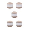 thumbnail image 2 of bedienty Knitting Thread Cotton Crochet Yarn Embroidery Clothes Sweater Weave Line DIY light brown 5Set, 2 of 6