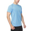 thumbnail image 4 of BeautyIn Tee-Shirt de Bain Homme UPF 50+ à Manches Courtes Séchage Rapide, 4 of 6