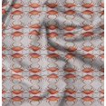 thumbnail image 1 of Soimoi Grey Viscose Chiffon Fabric Crabs Ocean Print Sewing Fabric Yard 42 Inch Wide, 1 of 6