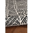 thumbnail image 2 of Cayden 3' x 5' Washable Accent Rug, Ivory and Black, 2 of 7