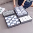 thumbnail image 3 of Underwear Organizer Divider Foldable: Large Socks Drawer Organizer Storage Box, 3 of 10