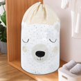 thumbnail image 3 of Large Capacity Quilt Clothes Blanket Dust Proof Drawstring Storage Bag Organizer Home SuppliesBear, 3 of 6