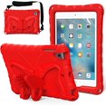 thumbnail image 1 of KOMI Kids Case for iPad Mini 1st/2nd/3rd/4th/5th Generation 7.9-inch - Screen Protector Included - Butterfly Kickstand - Child Friendly EVA Foam Shockproof Cover Case with Shoulder Strap Red, 1 of 5