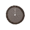 thumbnail image 1 of Stripe Fabric Tree Skirt Border And Button, 1 of 3