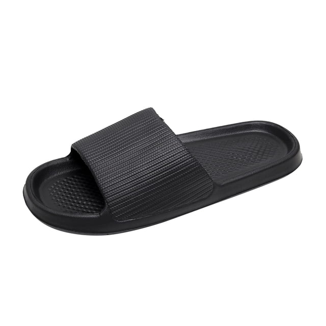 Kcodviy Couples Men Shower Room Leather House Slippers for Men Home Non Slip Breathable Bears Slippers for Men Soft Sole Shoes Slipper Bunny Slippers for Men Comfortable Flat Shoes
