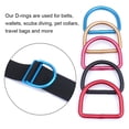 thumbnail image 1 of Diving D-Ring Adjust Slide Weight Belt Keeper Underwater Webbing Backpack Buckle Smooth Surface Water Sports Black, 1 of 1