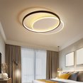 thumbnail image 4 of Modern LED Ceiling Light, Dimmable Round Flush Mount Lighting Fixture Ceiling Lamp with Remote Control Modern Ceiling Light Fixture for Bedroom, Living Room, Study 100-265V, 4 of 7