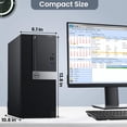 thumbnail image 5 of Dell Optiplex Desktop PC Computer Intel Core i5  Processor 16GB DDR4 RAM 256GB SSD Windows 11 Pro WiFi Bluetooth (Refurbished), 5 of 5