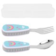 thumbnail image 5 of 1 Set Toddler Utensils Cartoon Baby Forks and Spoons Eating Training Utensils, 5 of 5