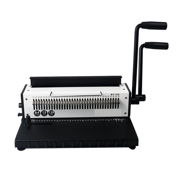 Manual Spiral Binding Machine Metal 34 Hole Punching Square 4X4mm A4 Paper Binding Machine