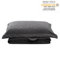 thumbnail image 3 of JML 3 Pieces Queen Quilt Set, Soft Lightweight Microfiber Bedspread,1 Quilt 2 Shams, Grey, 3 of 5