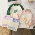 thumbnail image 4 of T-shirts Décontractés à Manches Longues Raglan pour Garçons et Filles, Col Ras du Cou, Hauts pour Enfants, T-Shirt à Blocs de Couleur, 4 of 5