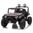 thumbnail image 1 of Kids on Wheelz HAVOC 3.0 24V 2-Seater Electric UTV Ride-On Car for Kids with Parent Remote Control, Reinforced Metal Frame, Quad Motors, LED Lights & Bluetooth Music, Maple, 1 of 6