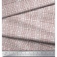 thumbnail image 2 of Soimoi Satin Silk Fabric Check & Geometric Print Fabric by The Yard 42 Inch Wide, 2 of 5