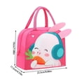 thumbnail image 3 of Amzcrzy Lunch Box forWomen Insulated Bag Lunch Box Portable Bag Convenient Bag Work Class Students Bring Rice Package Aluminum Foil Lunch Box Insulated Lunch Meal Prep Containers Lunch Box, 3 of 5