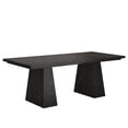 thumbnail image 3 of Fnova 63" Home Office Computer Desk, Black Modern Executive Desk, Writing Desk, Easy to Assemble, 3 of 14