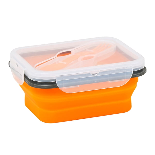 Dvkptbk Lunch Box Foldable Storage Box Microwave Lunch Box Outdoor Lunch Box Camping Essentials