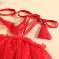 thumbnail image 4 of Kids Sequins/ Dots Print Sleeveless Tie-Up Ruffle A-Line Dress, 4 of 8