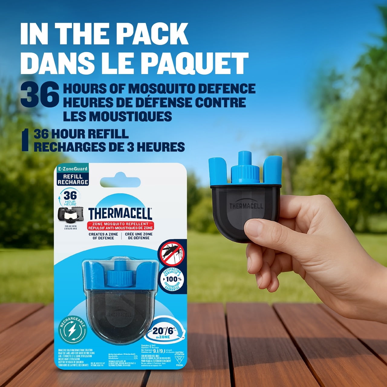 Thermacell Mosquito Rechargeable Repeller Refills; 36 Hours