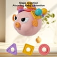 thumbnail image 4 of Soft Rubber Chewable Hand Grip Ball Teething Sensory Educational Toy For Kids Fine Motor Skill Development 4.13X3.74X3.54 Inches 0.27Lb, 4 of 6