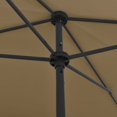 thumbnail image 2 of vidaXL Parasol de Plage Taupe 200x125 cm, 2 of 5