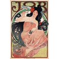 thumbnail image 1 of Job - Affiche de Publicité pour Cigarettes Imprimée par Alphonse Mucha (36 x 24), 1 of 1