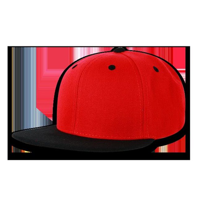 Decky 7011-REDBLK Youth Snapback Caps, Red & Black