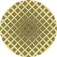 thumbnail image 1 of Ahgly Company Tapis d'Intérieur Ronds Transitionnels Lavables à la Machine, Chêne Brun, 4 Pieds Rond, 1 of 7