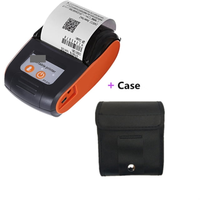 PT210 58mm Thermal Receipt Printers USB Bluetooth Compatible Interface Wireless Connect With Phone Free Application Mini Printer ,Multi-Format Printing
