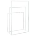 thumbnail image 3 of vidaXL Freestanding Towel Rack White 48x24x79 cm Iron, 3 of 4