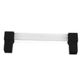 thumbnail image 4 of  Acrylic Handle, Acrylic Drawer Pulls Transparent  For Closet Hole Spacing 96 Black, 4 of 8