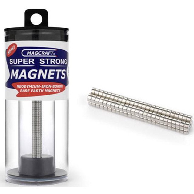 NSN0566 - Disque Magnétique 3.2X1.6MM 0.3KG FORCE de Traction Terre RARE Néodyme (100 Pcs/pkg)