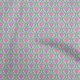 thumbnail image 1 of oneOone Rayon Fuschia Pink Fabric Asian Suzani Craft Projects Decor Fabric Printed By The Yard 56 Inch Wide, 1 of 5