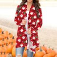 thumbnail image 2 of CEHVOM Woman Fashion Pocket Solid Color Long Sleeves Knit Cardigan Loose Tops Blouse Sweater Clearance, 2 of 6