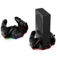 thumbnail image 1 of Cooling Stand and Charging Station for Xbox Series S with RGB Lights, Dual Controller Charger and Cooling Fan Accessory for XSS Console with 2 Rechargeable Battery Packs, 1 of 7