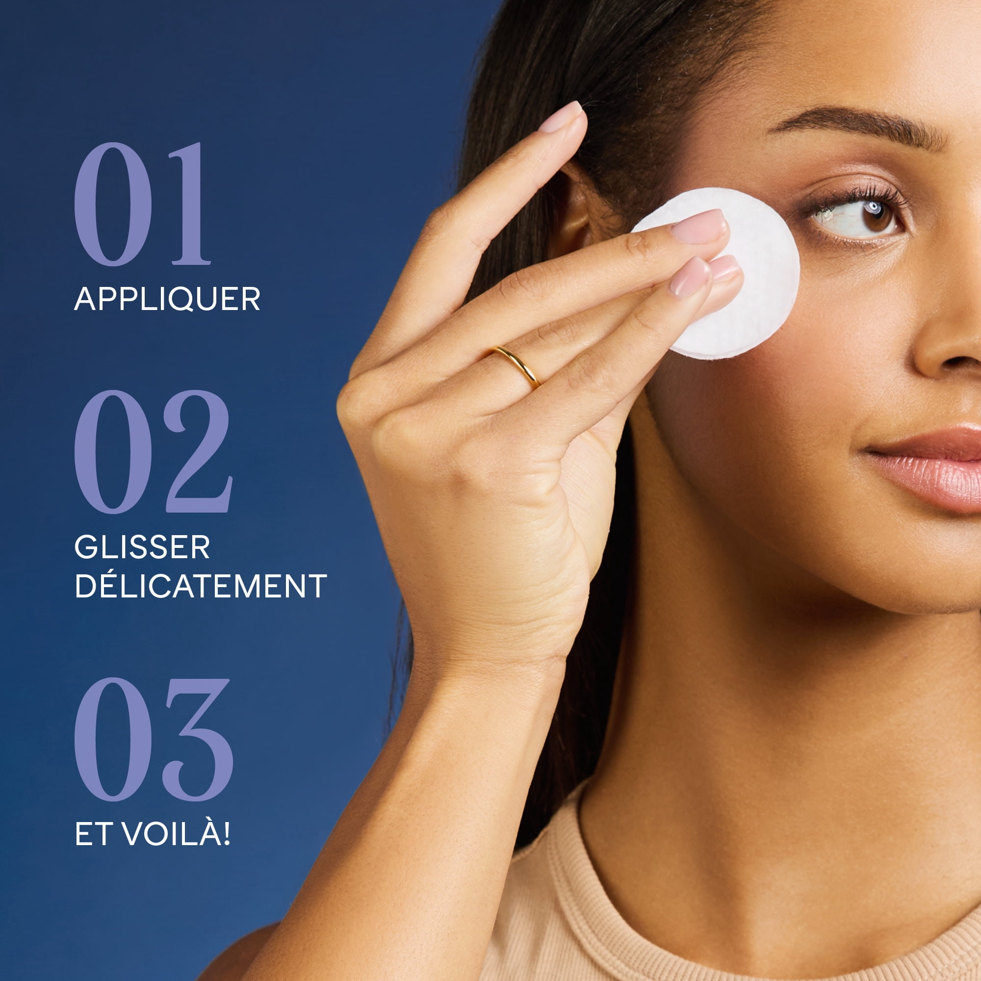 Marcelle Oil-Free Eye Makeup Remover Pads with Micellar Technology, 85 pads