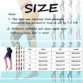 thumbnail image 3 of B91xZ Women's Plus Size Jegging Workout Running Legging,Pink L, 3 of 4