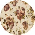 thumbnail image 1 of Ahgly Company Machine Washable Indoor Round Transitional Khaki Gold Area Rugs, 4' Round, 1 of 7