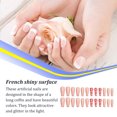 thumbnail image 3 of ruzhgo Length Coffin Fake Nail Scratch Resistant Press-on Fingernails Removable Trimble Nail Tip Adjustable Manicure Stickers Girls Type 1 Type 9, 3 of 6