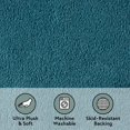 thumbnail image 3 of Better Homes & Gardens Ultra Soft Polyester Bath Rug, 20X34, Nimbus Blue, 3 of 5