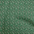 thumbnail image 1 of oneOone Velvet Green Fabric Travel Sewing Material Print Fabric By The Yard 58 Inch Wide, 1 of 5
