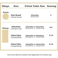 thumbnail image 3 of Ivory Tablecloth 60x102in for Rectangular Table Waterproof Table Cloths for Dining Room Indoor Outdoor Table Cloth, 3 of 5