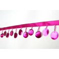 thumbnail image 1 of Kiddo 1.5" Fuchsia Blue Gray Pink Round Circle Large Sequins Beaded FringeTrim, 1 of 1