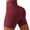 Wine, variant on Women's Fitness Yoga Shorts High Waist Soft Spandex Riding Shorts Women's Dance Volleyball Hip Lift Shorts